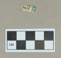 Ceramic, green edged pearlware rim sherd