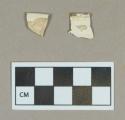 Ceramic, creamware rim sherds