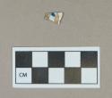 Ceramic, polychrome hand painted pearlware body sherd