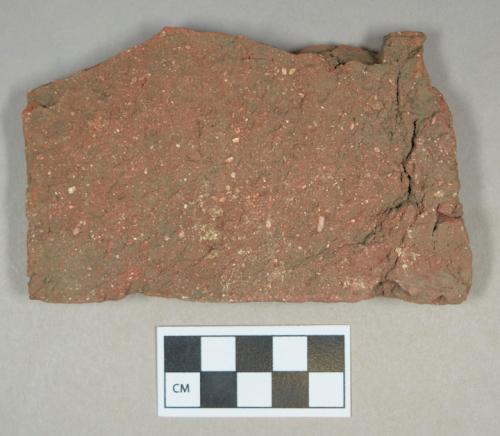 Ceramic, brick roof tile fragment