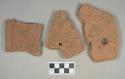 Ceramic, brick roof tile fragments