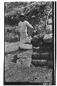 Caracol, W. Annex, sculptured stones of N. balustrade as found in situ.