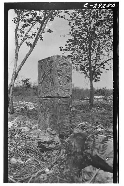 Caracol, S. Annex. Sculptured door jamb.