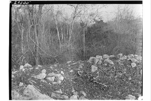 Casa Redonda. Altar built against east wall.