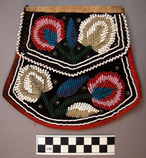 Beaded pouch