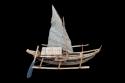 Model of sailing boat