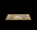 Rest Rooms, Jim Crow Signage ca. 1929. Special Collections, L. Douglas Wilder Library, Virginia Union University, Richmond, VA 1/15