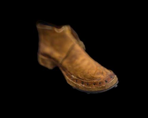 Civil War Era Brogan Style Shoe (1863-1865). North Carolina Museum of History, Raleigh, NC 1/15