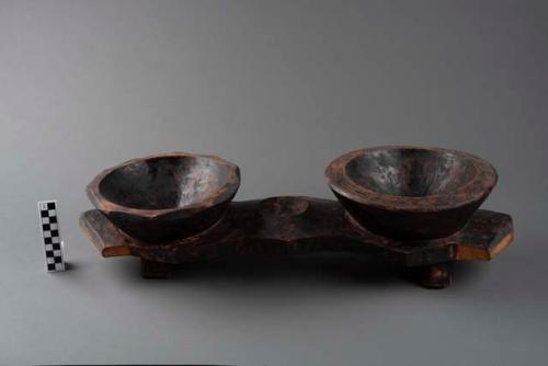 Two bowls on stand