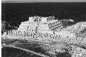 Temple of Warriors, bird's eye view from summit of Castillo pyramid, end of 1927