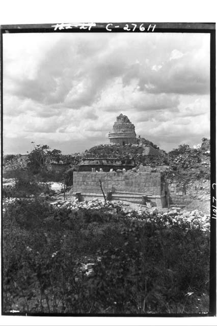 Temple of Wall Panels looking northwest