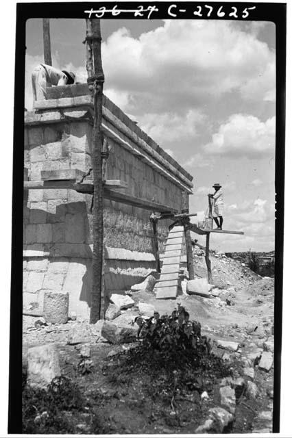 T. of Wall Panels, during repair.