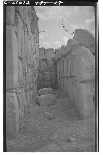 Inner sanctuary at the Temple of Wall Panels