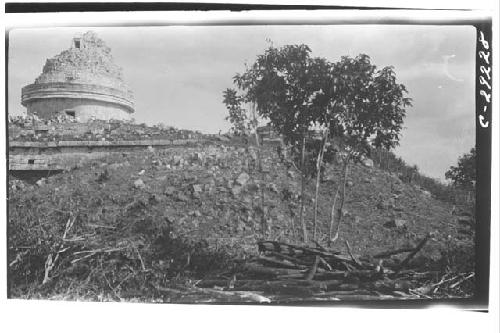 Caracol, W. Annex before excavation.