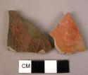 2 painted sherds