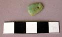 Ground stone pendant, green