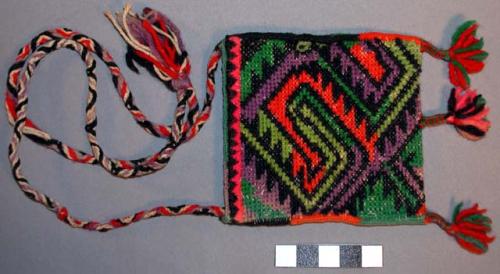 Embroidered wallet