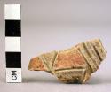 Potsherd - crusted and grooved ware