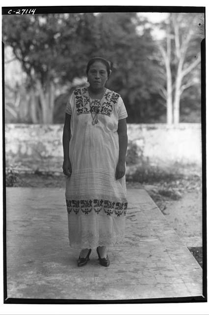 Native Maya woman. Wife of Tarcicio Chan