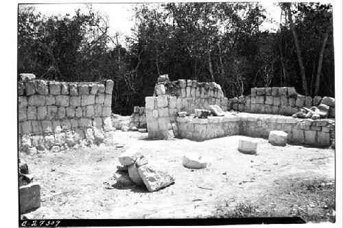 Temple of the Interior Atlantean Columns. After excavation