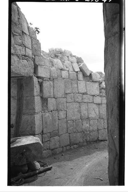 Caracol. NE section and N doorway