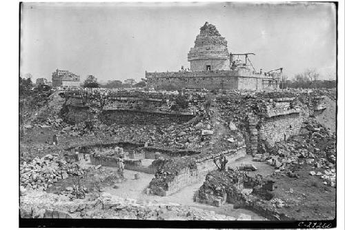 Caracol, S. Annex, during excavation.