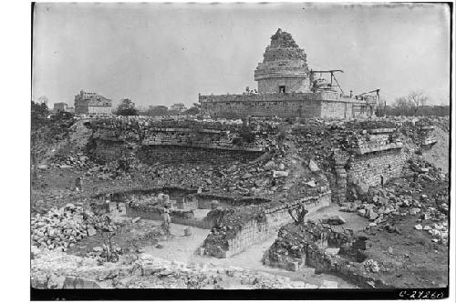 Caracol, S. Annex, during excavation.