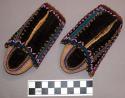 Pair of child's moccasins