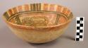 Papagayo Polychrome bowl with scorpion motif