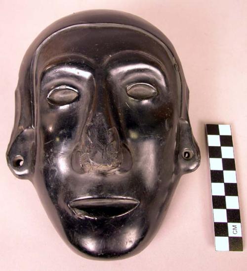 Wax model of obsidian mask