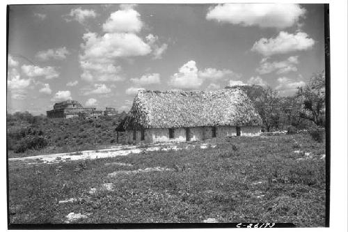 Guest house with Monjas in distance