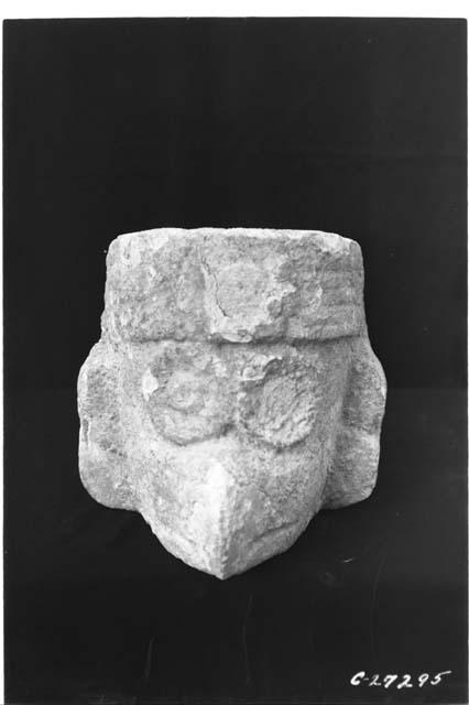 Head with bird's beak. NW Col. Front.