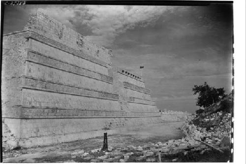 North side of the Temple of Warriors