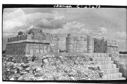 Outer chamber and stairway at the Temple of Wall Panels