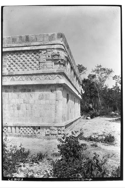 Temple of Three Lintels, at close of 1928 field season, looking W.