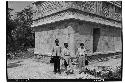 T. of 3 Lintels, at close of 1928 field season, Chinese house servants in foregr