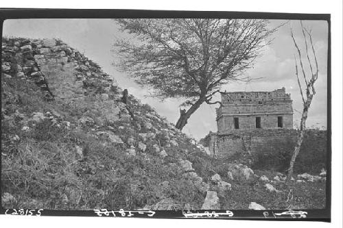 House of the Deer, showing terrace, Red House in background.