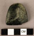 Small polished green stone celt