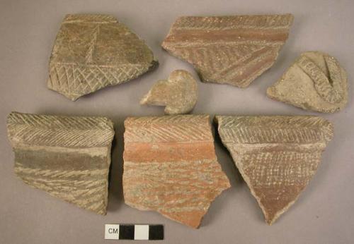 70 potsherds