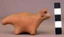 Pottery animal figurine