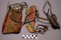 Bags from Shoshone knife and sheath, and bag and paint bag.