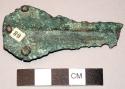 Knife or dagger, bronze, fragment