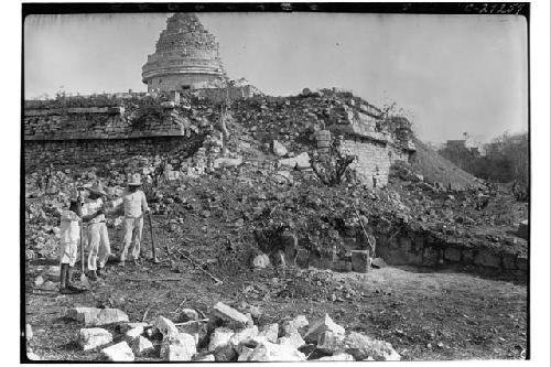 Caracol, S. Annex, before excavation.