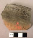 Potsherd, rim