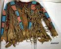 Sioux war shirt. Painted in blue and red.