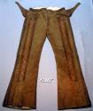 Pair mexican buckskin trousers