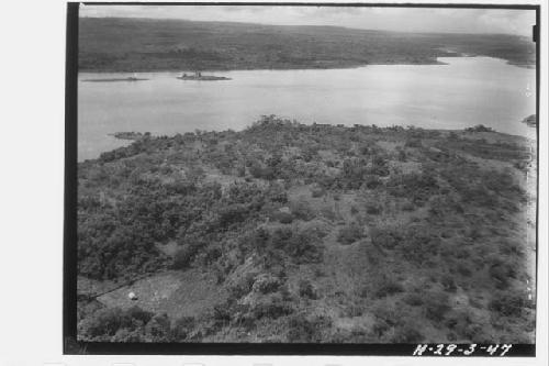 Aerial view, Tayasal, from E.