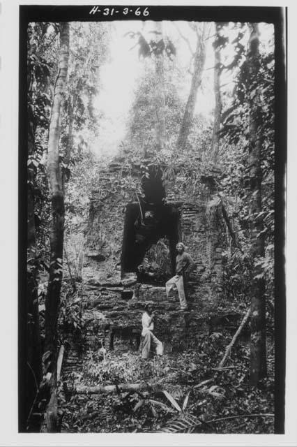 Structure 6 - roof comb, east end