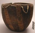 Basket and carrying band (tump line)