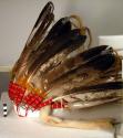 War bonnet with ermine and eagle feathers